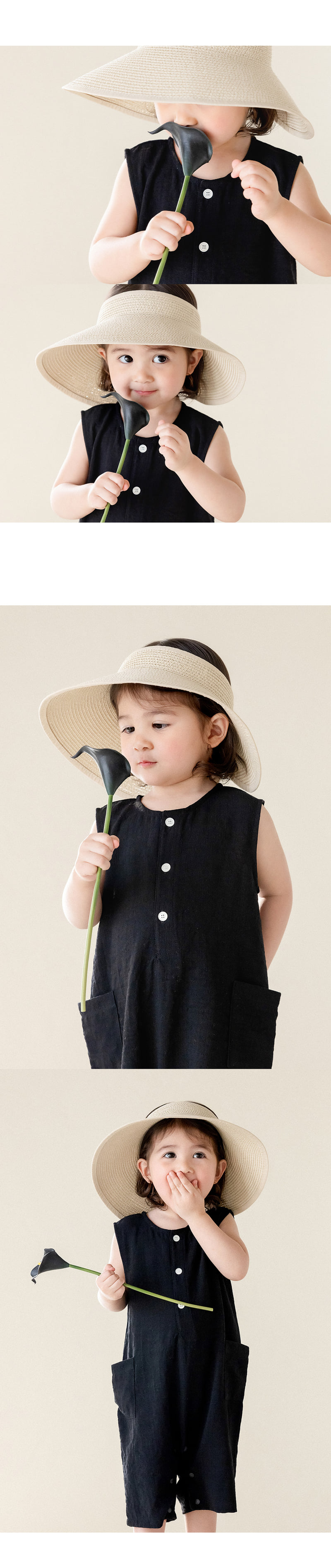 Kids Clara - Korean Baby Fashion - #babyfashion - Ranua wide Straw Sun Cap - 3