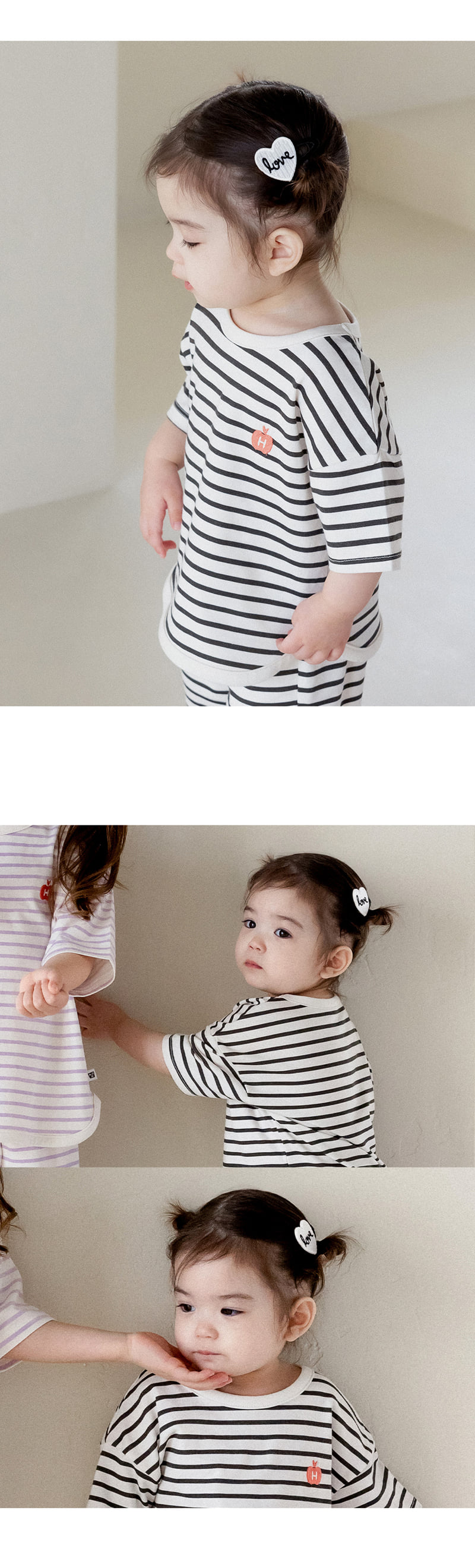 Kids Clara - Korean Baby Fashion - #babyfashion - Amank Baby Snap Pin Set (set of 5) - 2