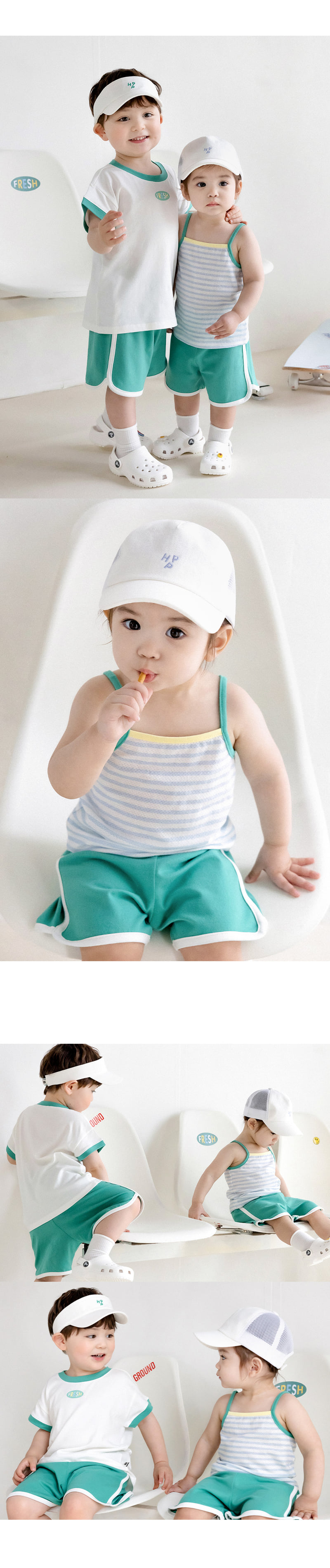 Kids Clara - Korean Baby Fashion - #babyfashion - Leslie Set-Up (set of 3) - 2