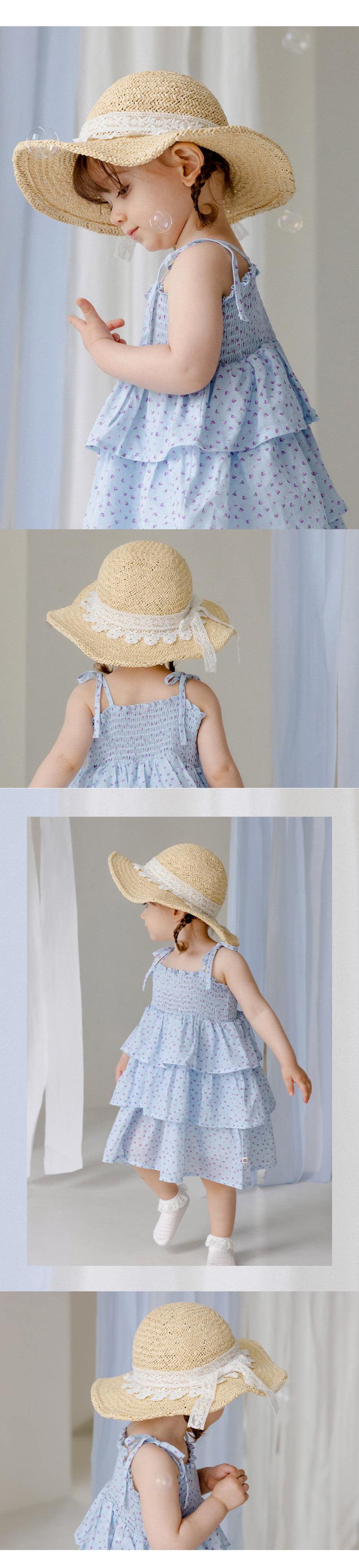 Kids Clara - Korean Baby Fashion - #babyclothing - Becky Baby Straw Sun Hat-R - 4