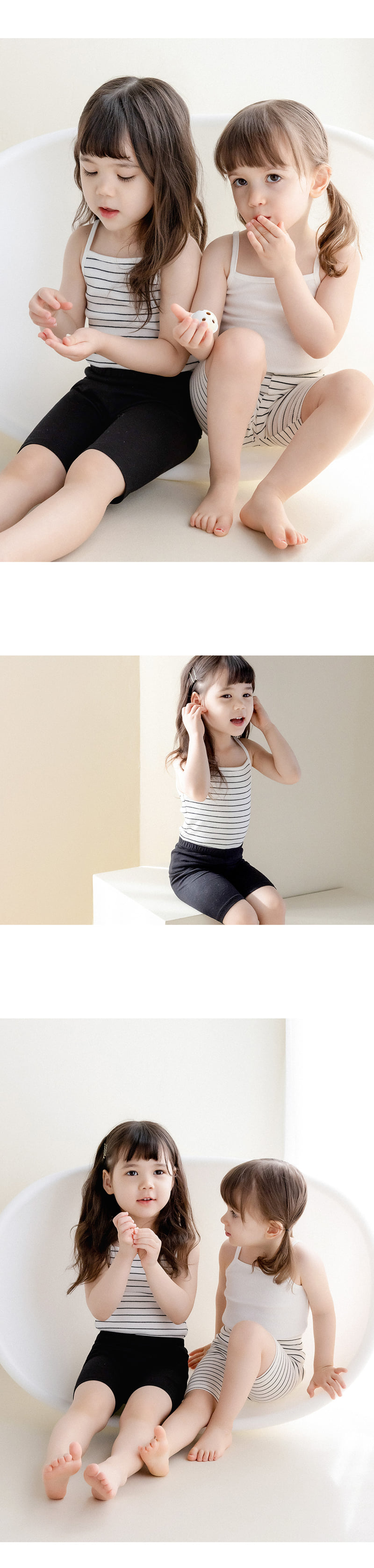 Kids Clara - Korean Baby Fashion - #babyfever - Pure Basic Short Leggings - 3