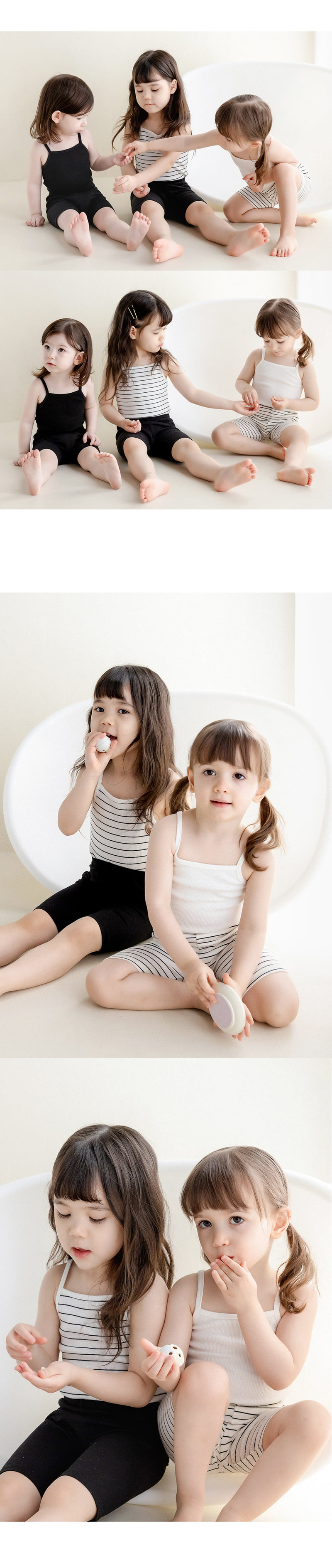 Kids Clara - Korean Baby Fashion - #babyfever - Pure Basic Rib Sleeveless Tee (set of 2) - 2