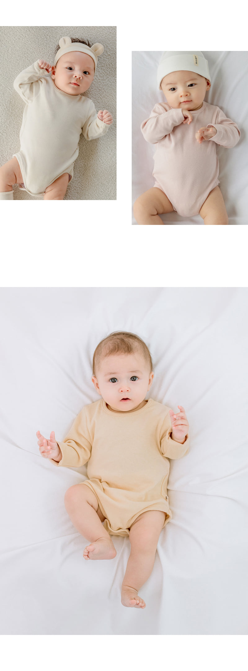 Kids Clara - Korean Baby Fashion - #babyfever - Pure Basic Bodysuit - 7