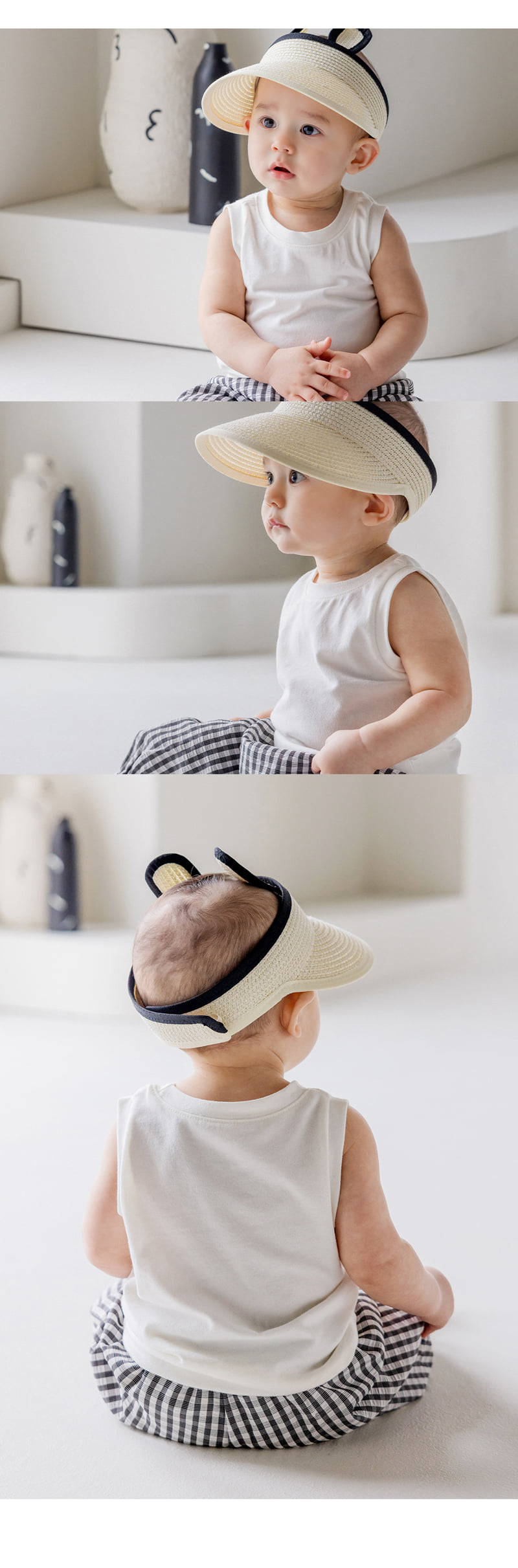 Kids Clara - Korean Baby Fashion - #babyfever - Pure Basic Baby Sleeveless - 6