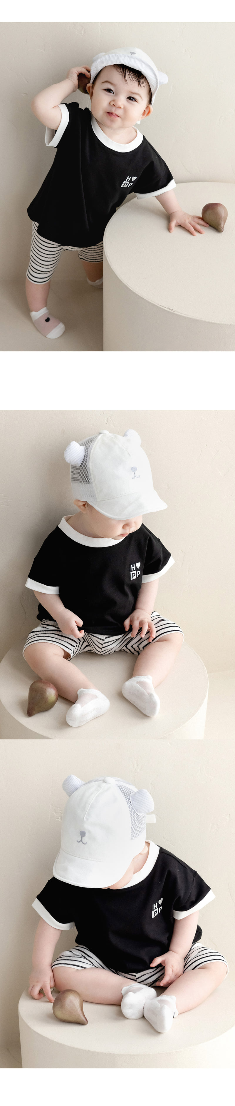 Kids Clara - Korean Baby Fashion - #babyfever - Pie Baby Leggings - 2