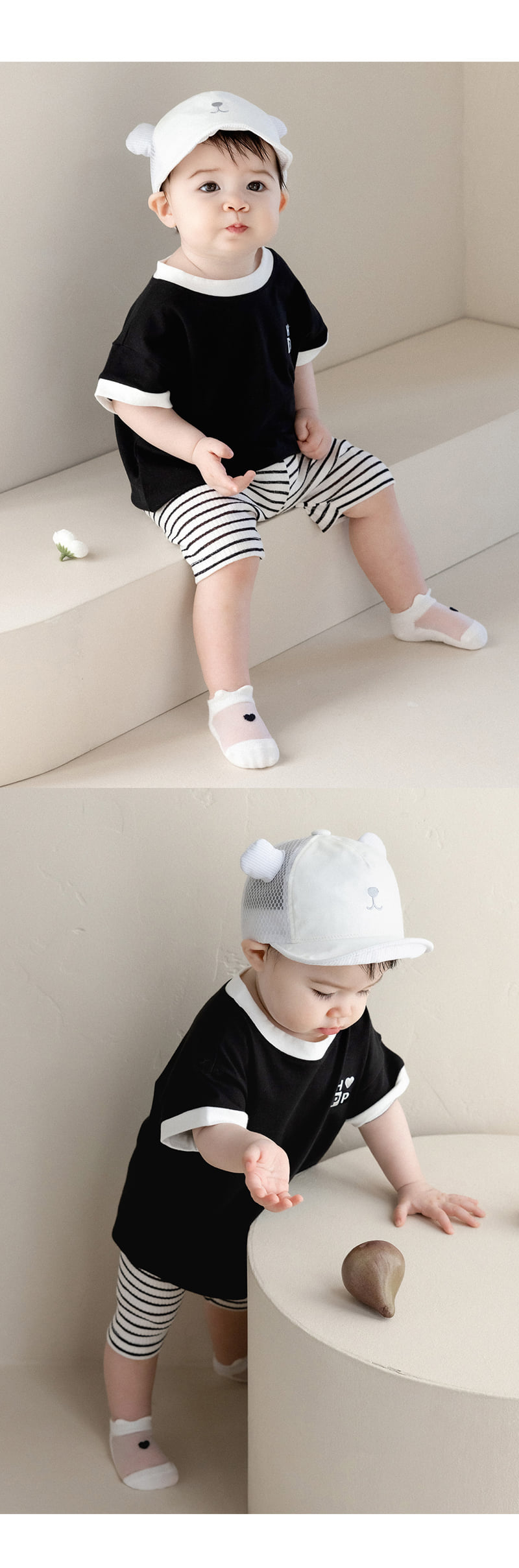 Kids Clara - Korean Baby Fashion - #babyfever - Boo Ice Baby Socks (set of 5) - 3