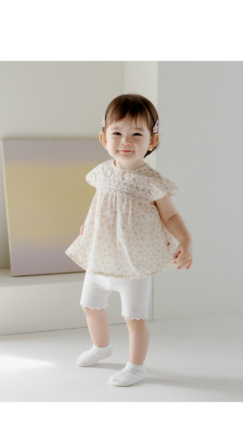 Kids Clara - Korean Baby Fashion - #babyfever - Sylvia Ice Baby Leggings (set of 5)