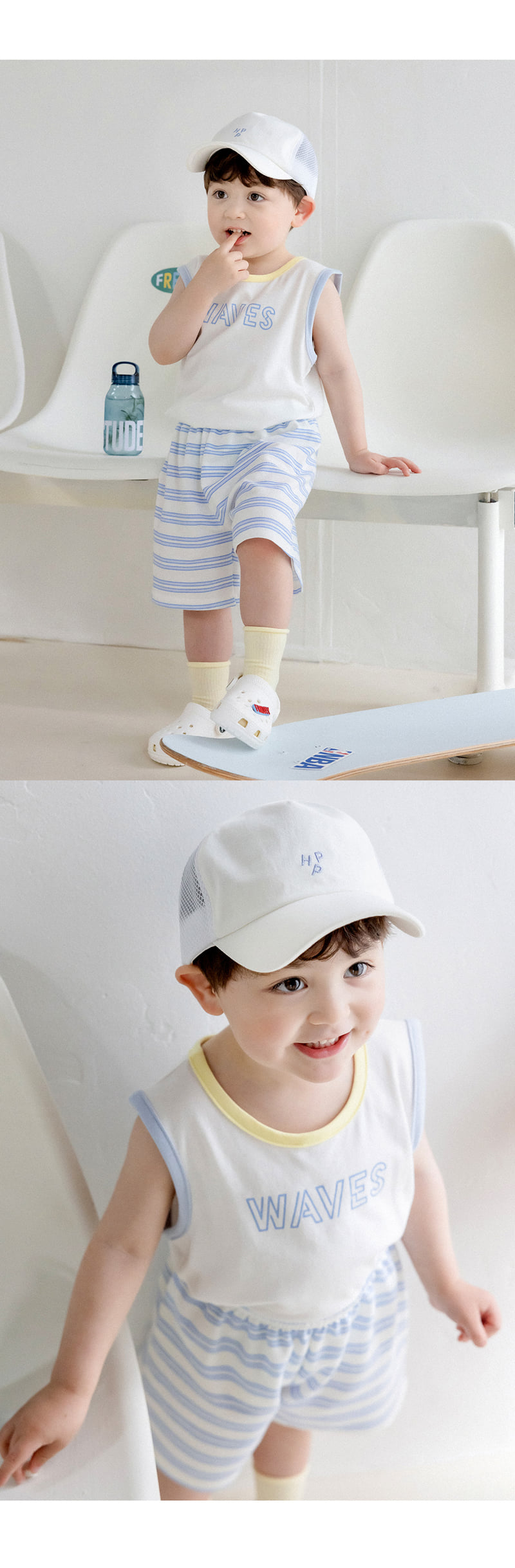Kids Clara - Korean Baby Fashion - #babyfever - Ambre Set-Up (set of 3) - 6