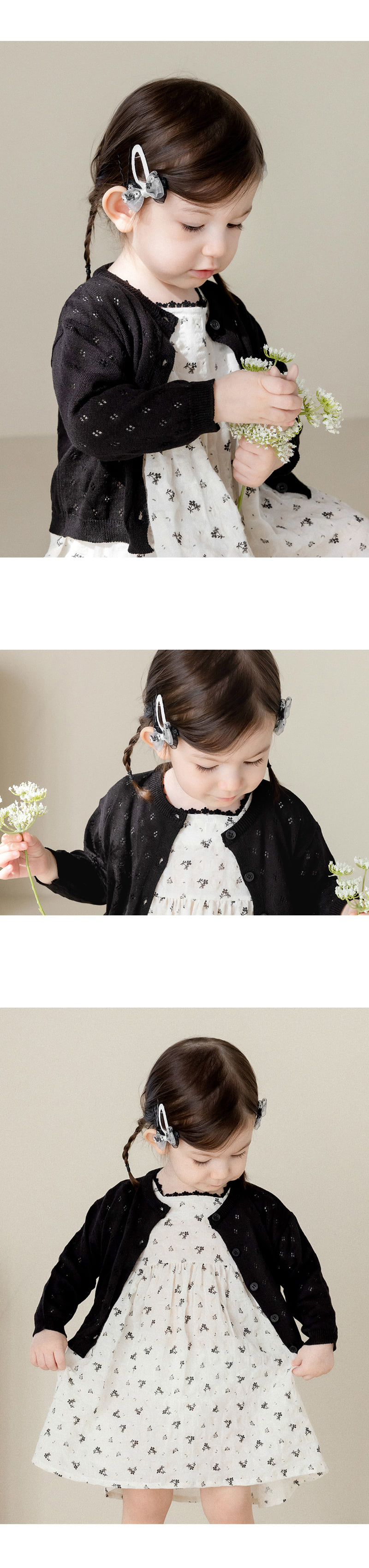 Kids Clara - Korean Baby Fashion - #babygirlfashion - Luang Baby Snap Pin Set (set of 5) - 2