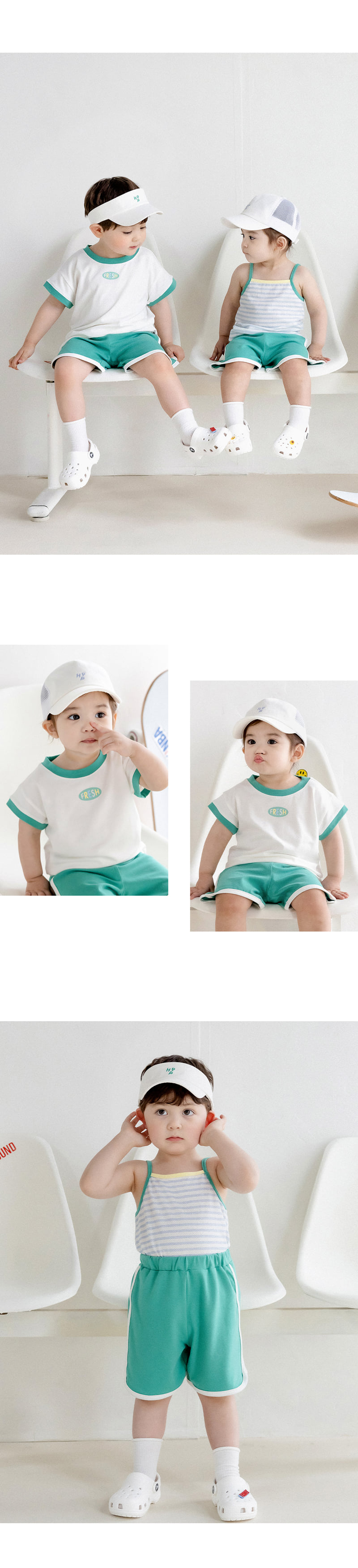Kids Clara - Korean Baby Fashion - #babyfever - Leslie Set-Up (set of 3) - 4