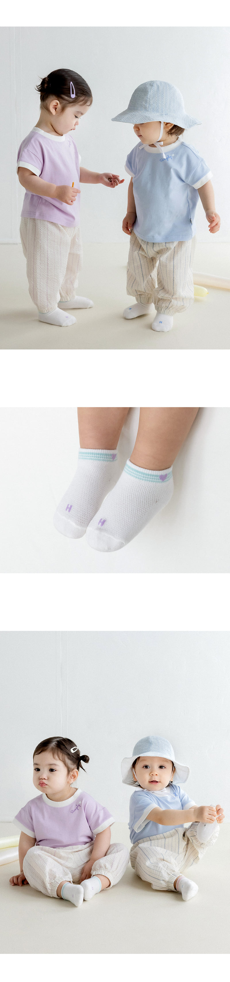 Kids Clara - Korean Baby Fashion - #babygirlfashion - Rumble Summer Socks (set of 5) - 3