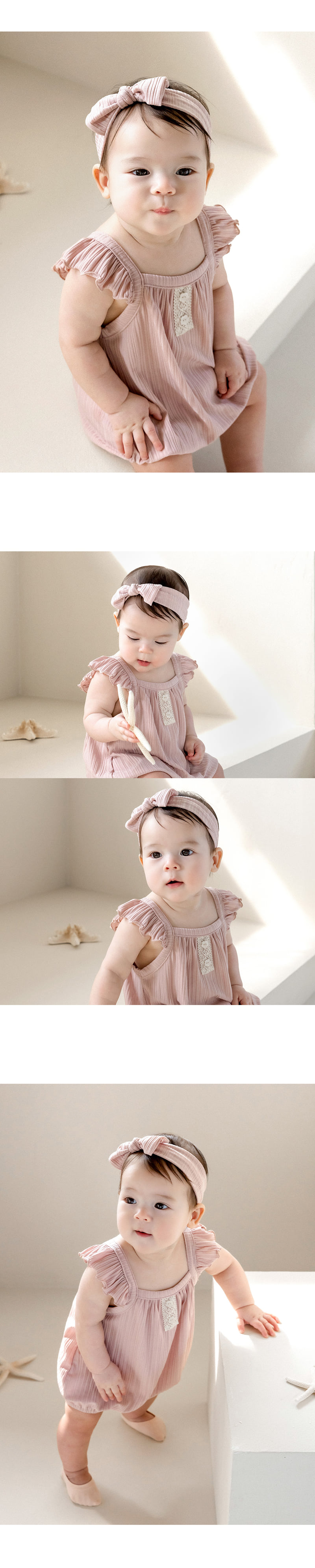 Kids Clara - Korean Baby Fashion - #babygirlfashion - Kibi Baby Hair Band (set of 5) - 2