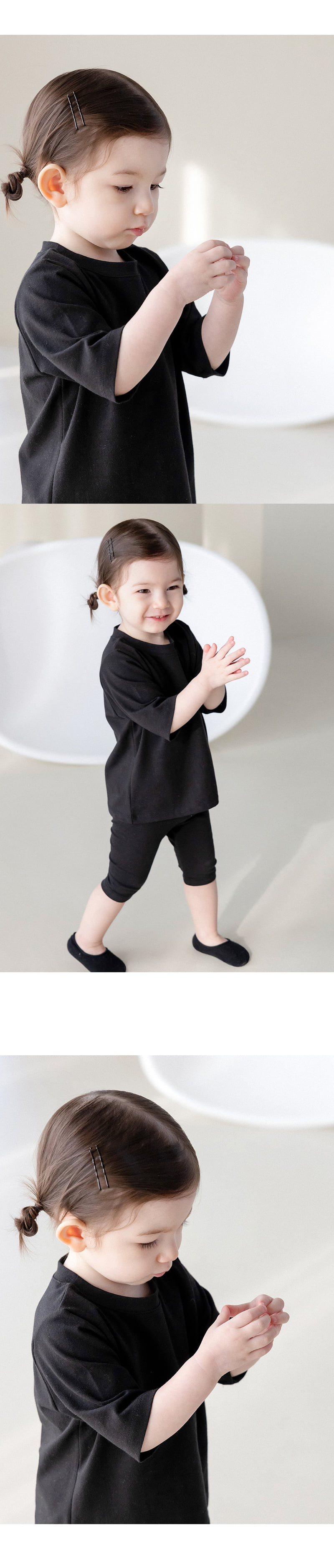 Kids Clara - Korean Baby Fashion - #babylifestyle - Pure Basic Tee - 6