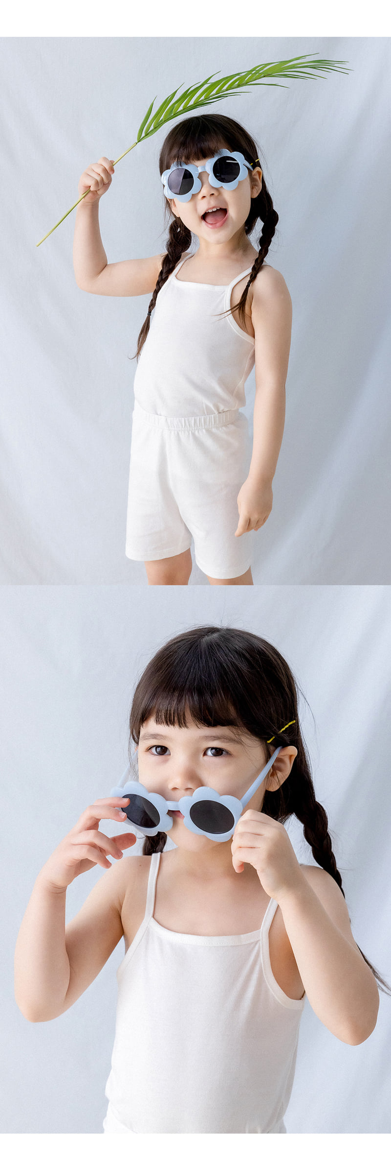 Kids Clara - Korean Baby Fashion - #babylifestyle - Pure Basic Strap Sleeveless (set of 2) - 3