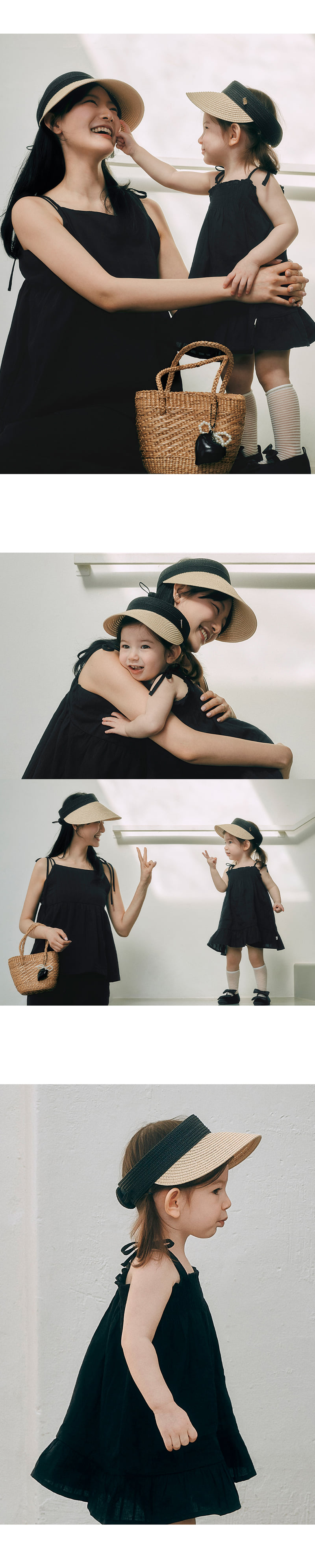 Kids Clara - Korean Baby Fashion - #babylifestyle - Tote Baby Straw Sun Cap - 2