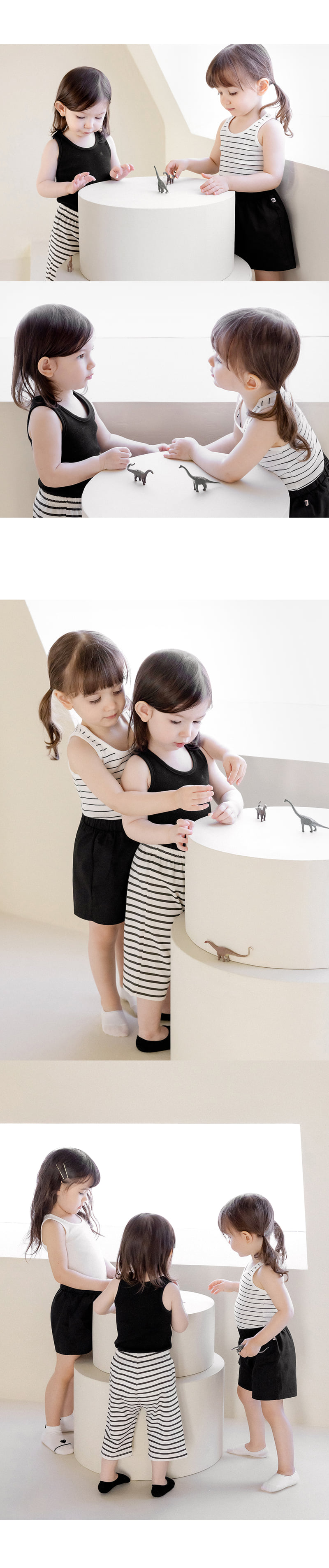 Kids Clara - Korean Baby Fashion - #babyoninstagram - Pure Basic Rib Sleeveless Tee (set of 2) - 5
