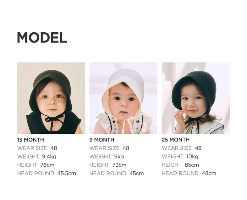 Kids Clara - Korean Baby Fashion - #babyoninstagram - Dewy Baby Bonnet - 11