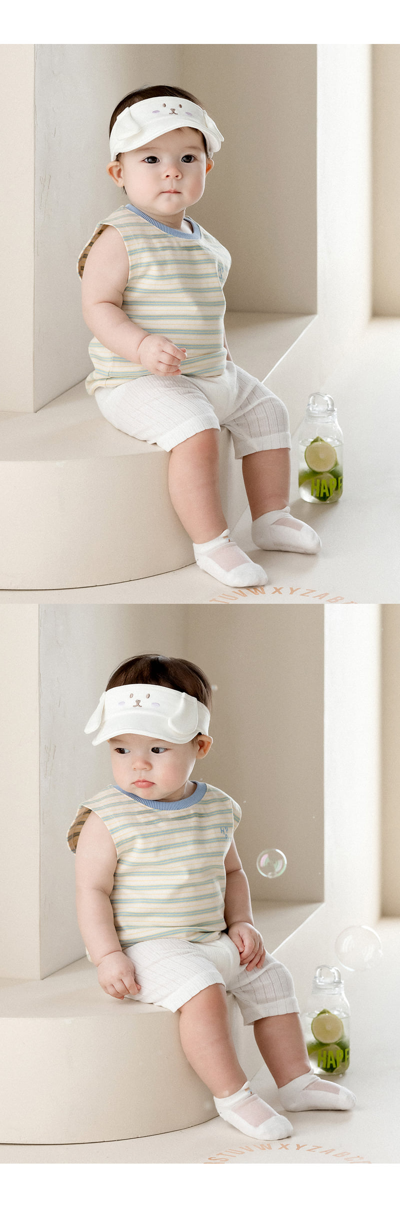 Kids Clara - Korean Baby Fashion - #babyoninstagram - Cam Ice Baby Socks 2-piece Set (set of 5) - 2