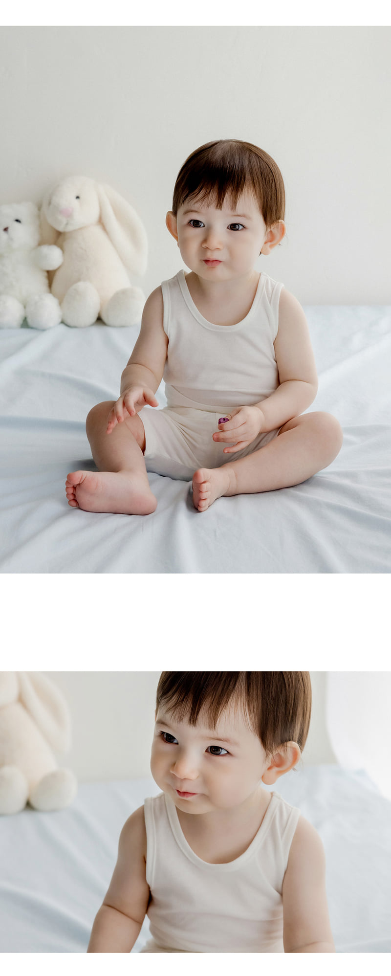 Kids Clara - Korean Baby Fashion - #babyoninstagram - Pure Basic Sleeveless (set of 2) - 4
