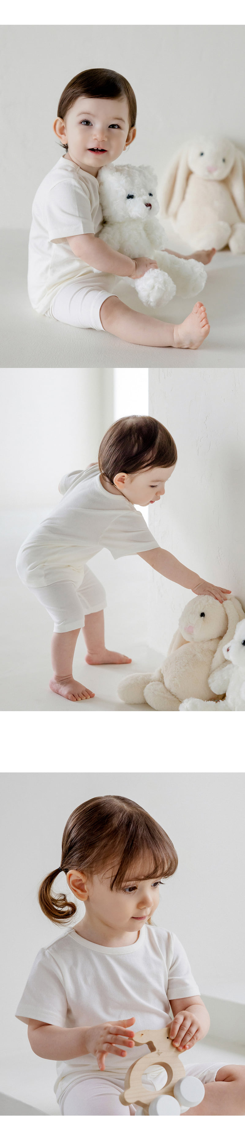 Kids Clara - Korean Baby Fashion - #babyootd - Pure Basic Baby Short Sleeve Tee - 7