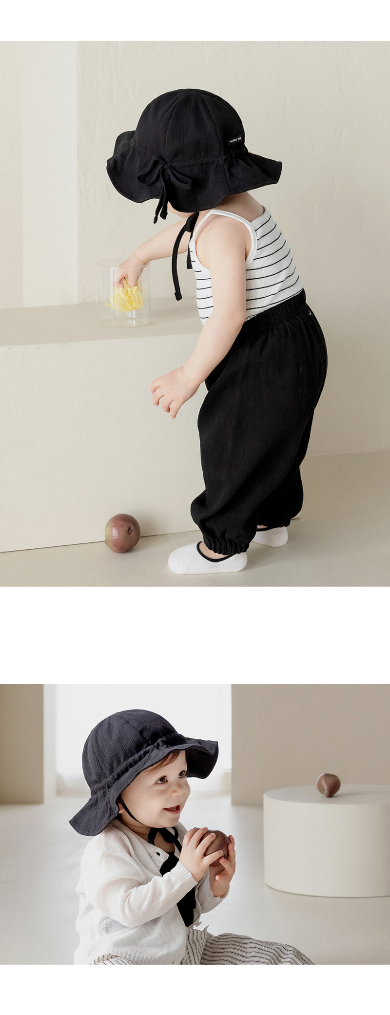 Kids Clara - Korean Baby Fashion - #babyootd - Luang Baby Sunhat - 2