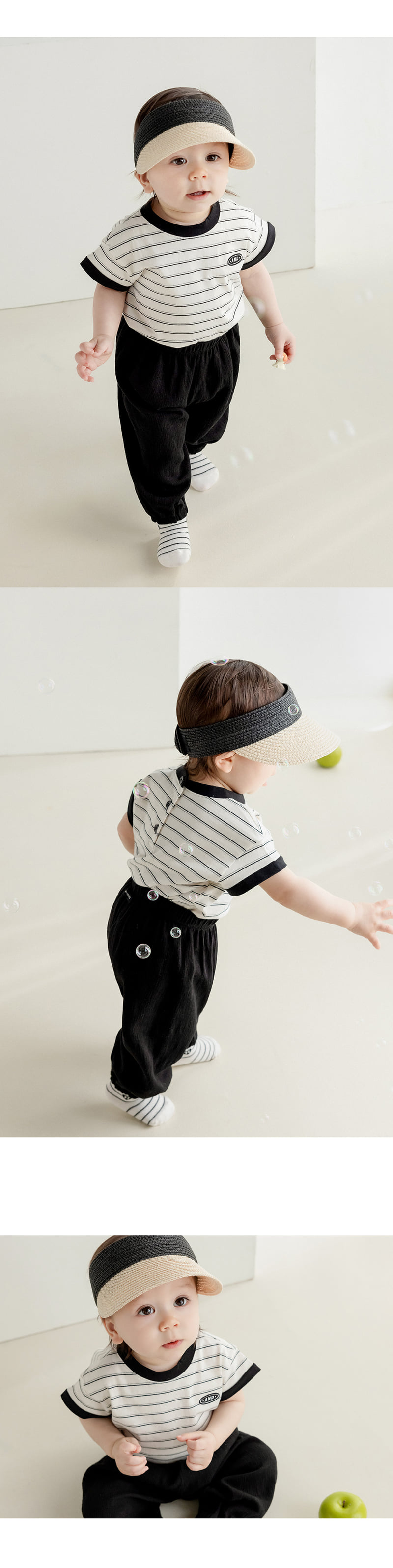 Kids Clara - Korean Baby Fashion - #babyootd - And Baby Short Sleeve Tee - 2