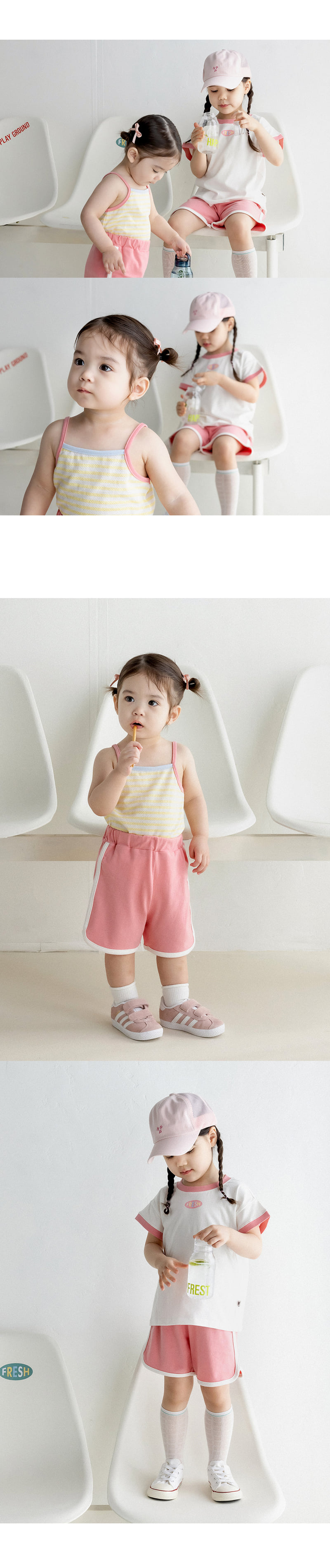Kids Clara - Korean Baby Fashion - #babyootd - Leslie Set-Up (set of 3) - 7