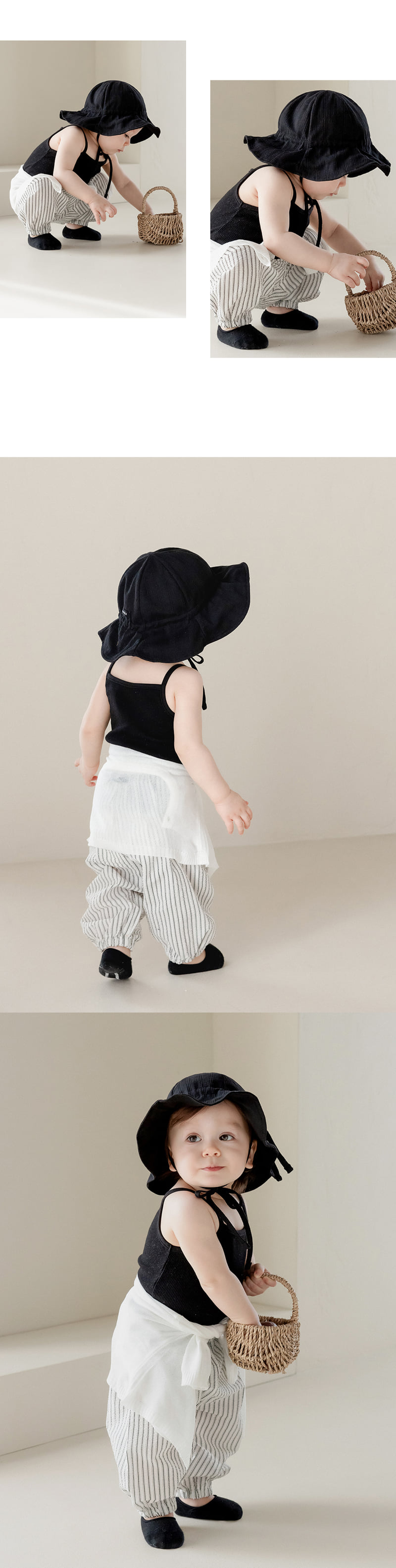 Kids Clara - Korean Baby Fashion - #babyoutfit - Pure Basic Rib Sleeveless Tee (set of 2) - 7