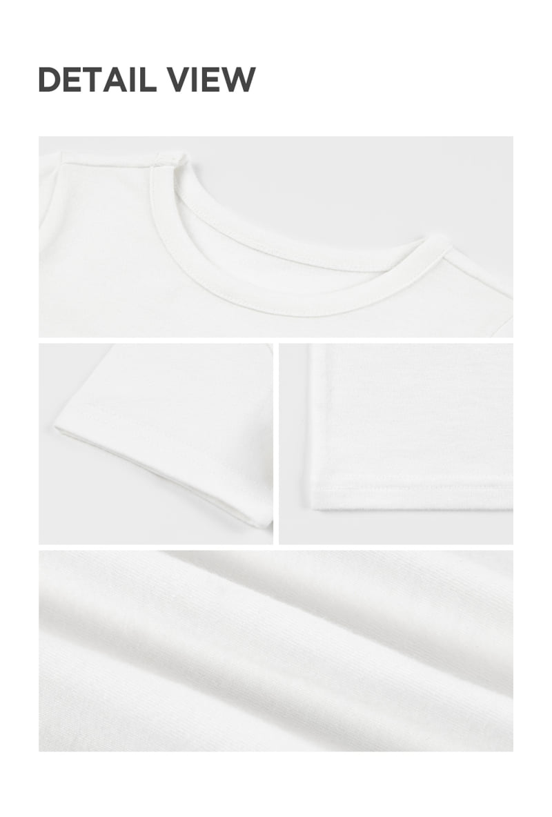 Kids Clara - Korean Baby Fashion - #babyoutfit - Pure Basic Baby Short Sleeve Tee - 8