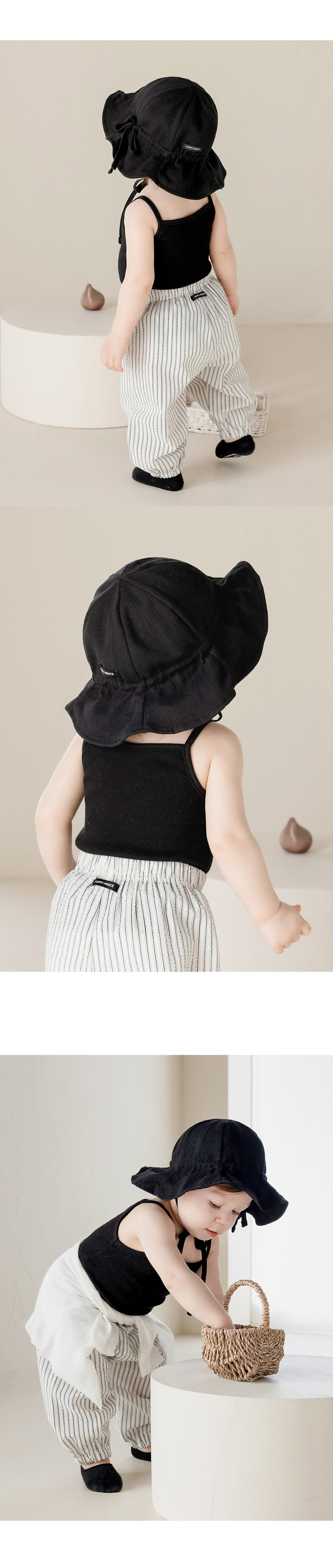 Kids Clara - Korean Baby Fashion - #babyoutfit - Luang Baby Sunhat - 3