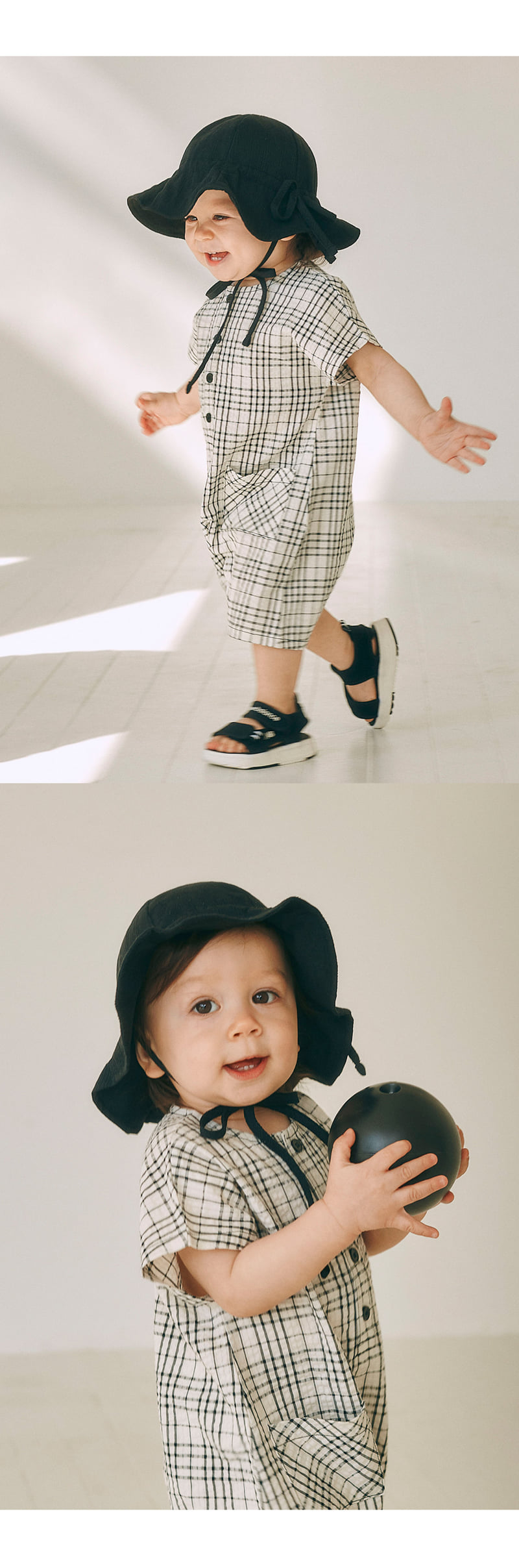 Kids Clara - Korean Baby Fashion - #babyoutfit - Luang Baby Sunhat - 4