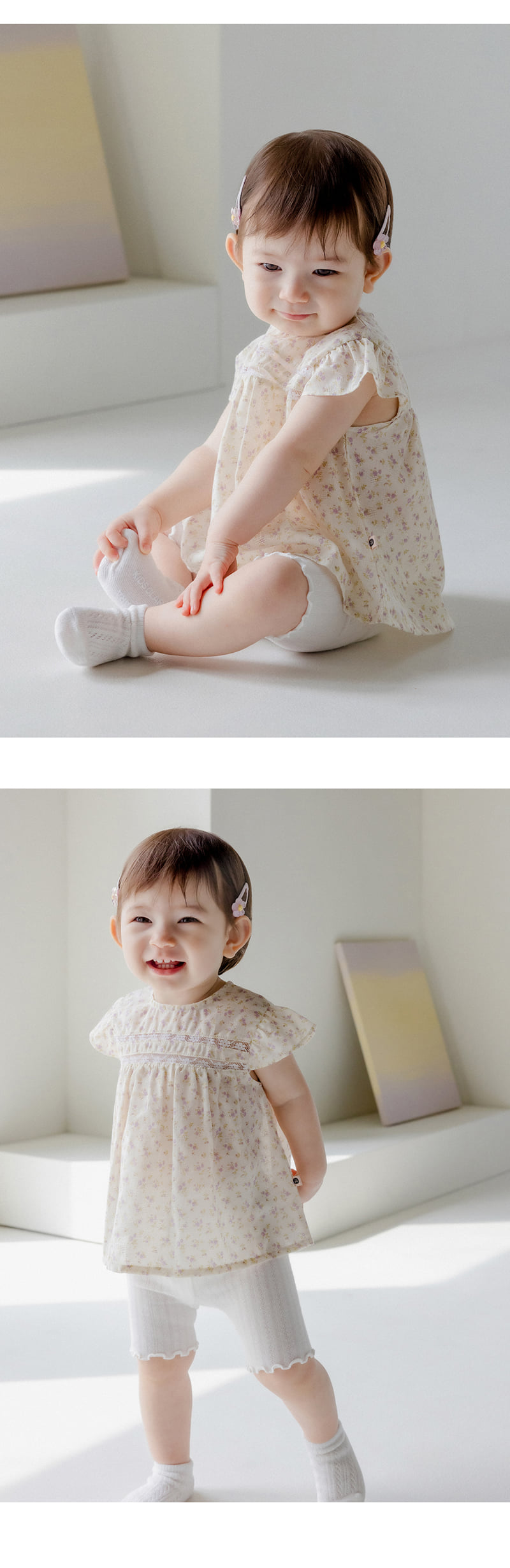 Kids Clara - Korean Baby Fashion - #babyoutfit - Sylvia Ice Baby Leggings (set of 5) - 6