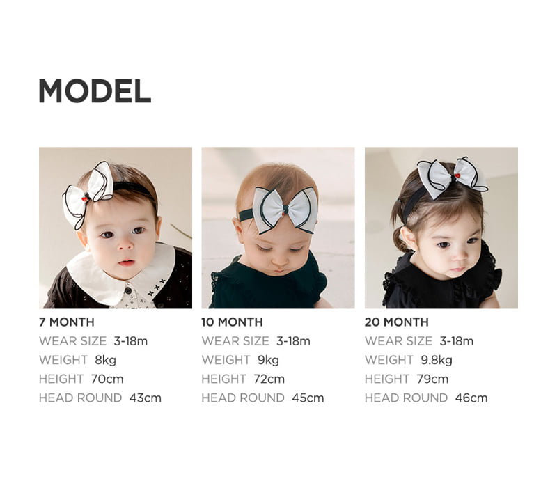 Kids Clara - Korean Baby Fashion - #babyoutfit - Agnes Baby Hair Band (set of 5) - 9