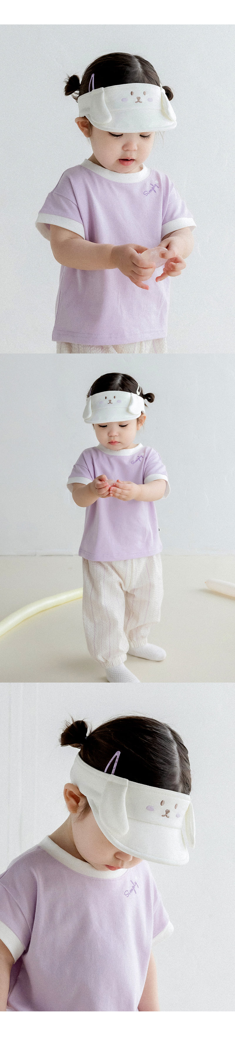 Kids Clara - Korean Baby Fashion - #babyoutfit - Luno Baby Sun Cap - 2