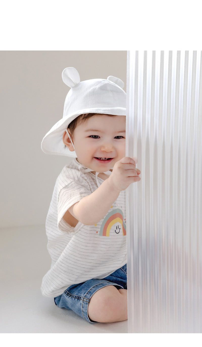 Kids Clara - Korean Baby Fashion - #babyoutfit - Moment Baby Short Sleeve Tee