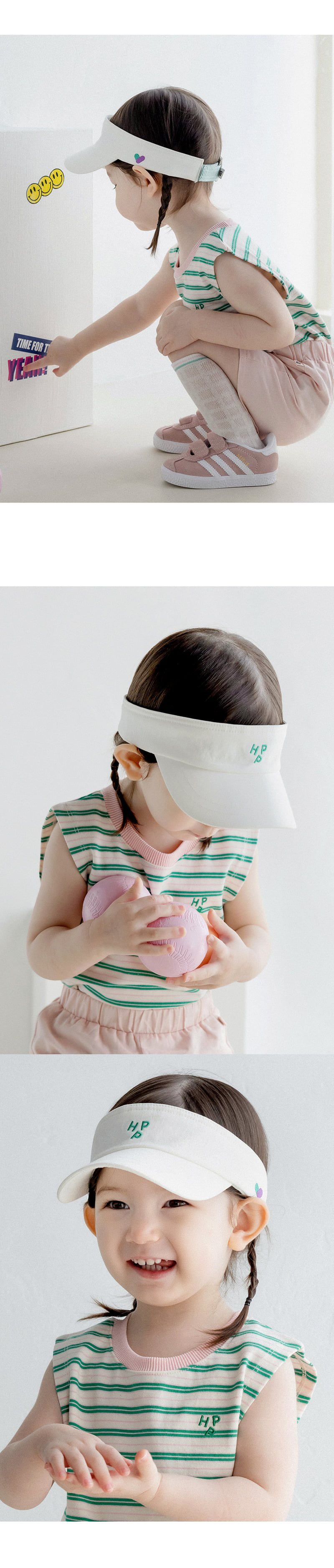 Kids Clara - Korean Baby Fashion - #babyoutfit - Ally Sun Cap - 4