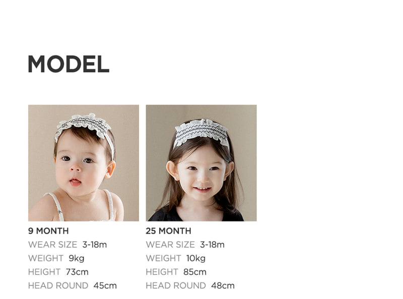 Kids Clara - Korean Baby Fashion - #babyoutfit - Pono Baby Hair Band (set of 5) - 8