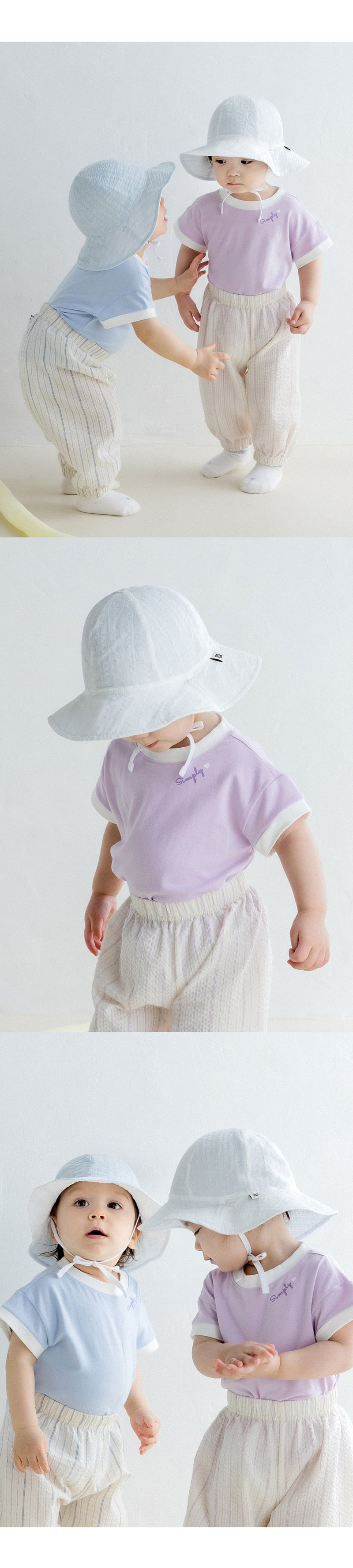 Kids Clara - Korean Baby Fashion - #babyoutfit - Peo Baby Sun Hat - 5