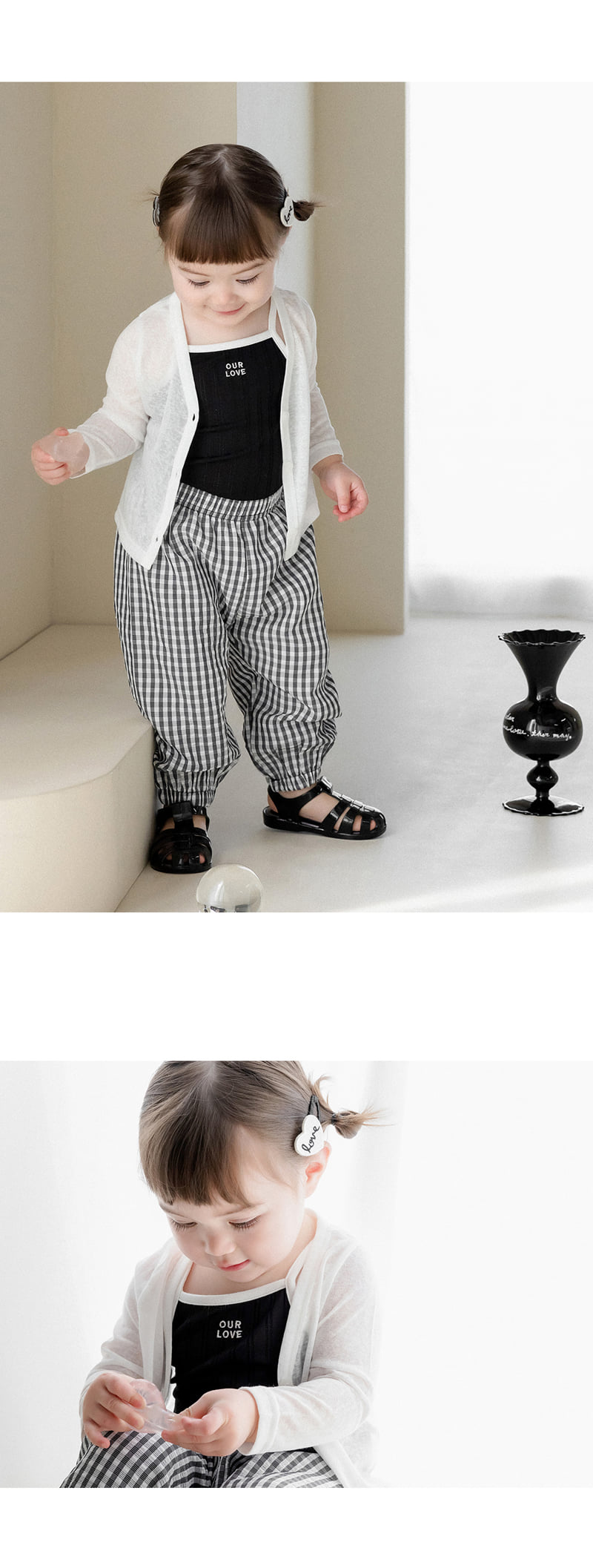 Kids Clara - Korean Baby Fashion - #babyoutfit - Amank Baby Sleeveless Tee - 5