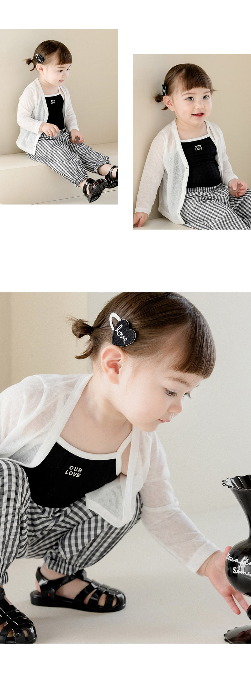 Kids Clara - Korean Baby Fashion - #babyoutfit - Amank Baby Sleeveless Tee - 6