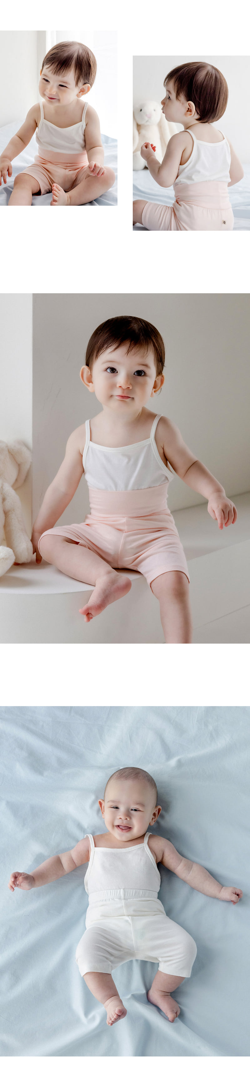 Kids Clara - Korean Baby Fashion - #babywear - Pure Basic Strap Sleeveless (set of 2) - 8