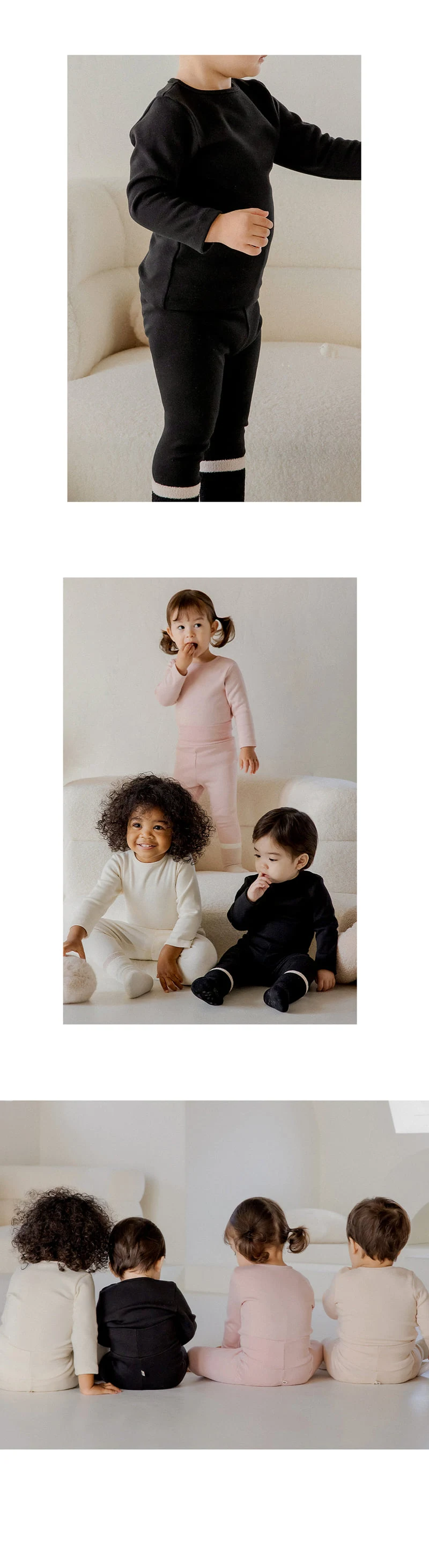 Kids Clara - Korean Baby Fashion - #babywear - Pure Basic Modal Fleece Baby Tee - 5