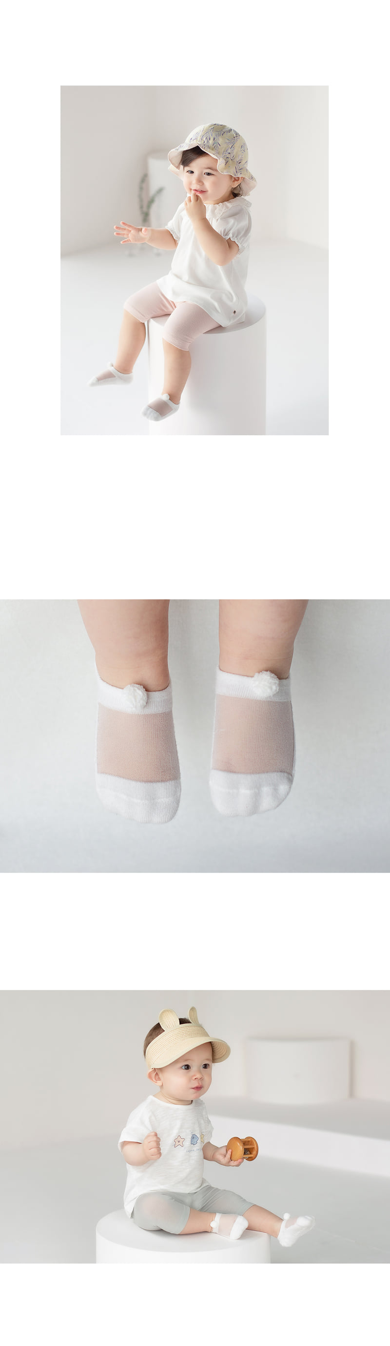 Kids Clara - Korean Baby Fashion - #babywear - Sili Ice Baby Socks 2-piece Set (set of 5) - 6