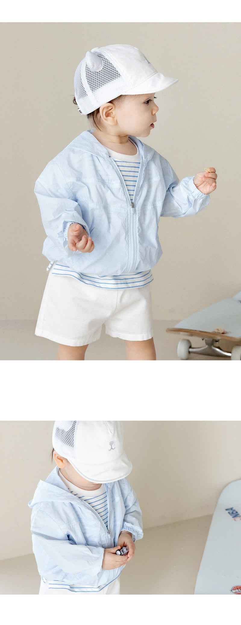 Kids Clara - Korean Baby Fashion - #babywear - Tobia Baby Windbreaker Jumper - 2