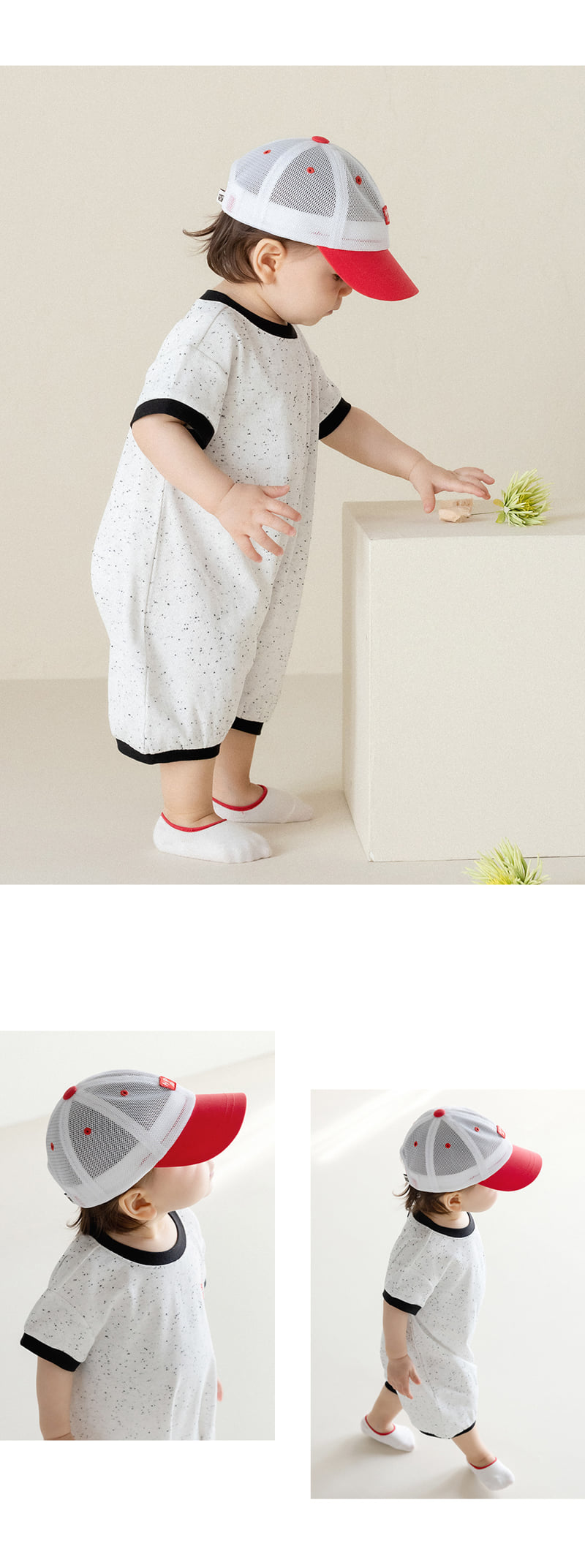 Kids Clara - Korean Baby Fashion - #babywear - HPP All Mesh Baby Ball Cap - 4