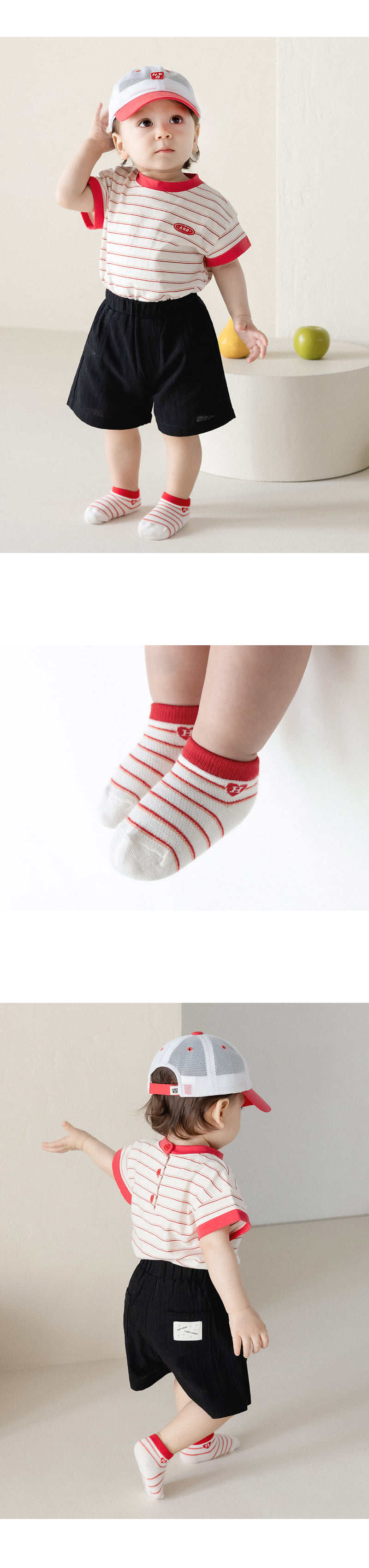 Kids Clara - Korean Baby Fashion - #onlinebabyboutique - And Summer Baby Socks (set of 5) - 2