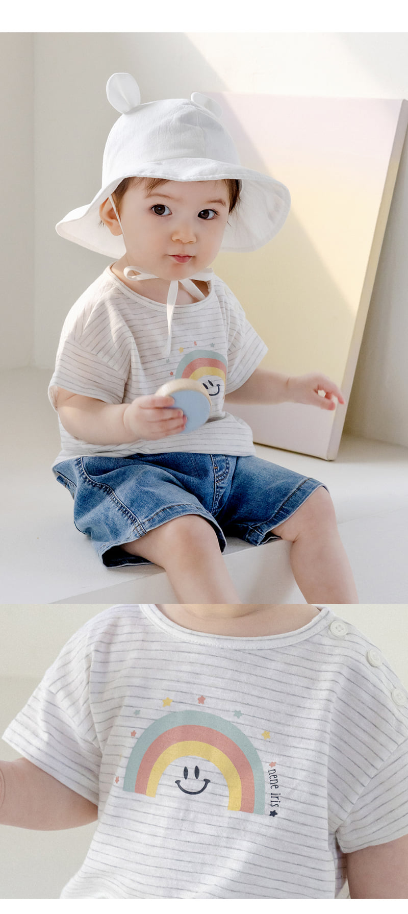 Kids Clara - Korean Baby Fashion - #babywear - Moment Baby Short Sleeve Tee - 4