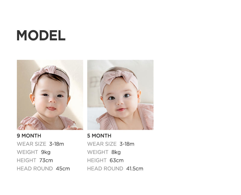 Kids Clara - Korean Baby Fashion - #onlinebabyboutique - Kibi Baby Hair Band (set of 5) - 9