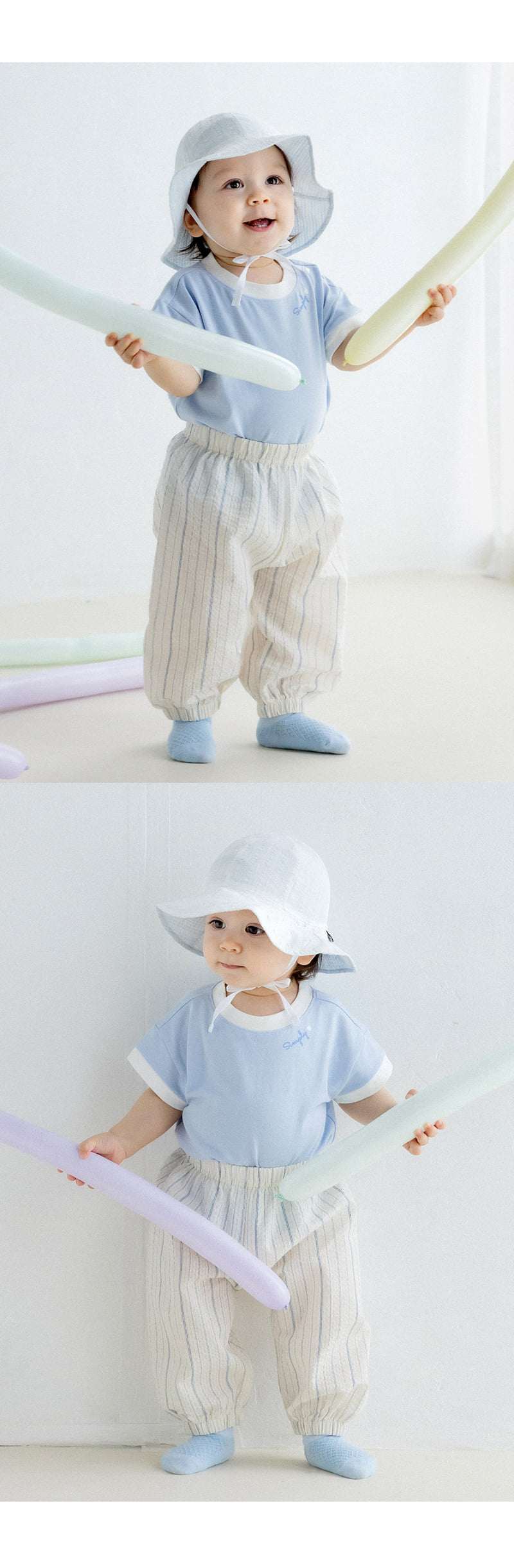Kids Clara - Korean Baby Fashion - #babywear - Zen Summer Socks 2-Color Set (set of 5) - 4