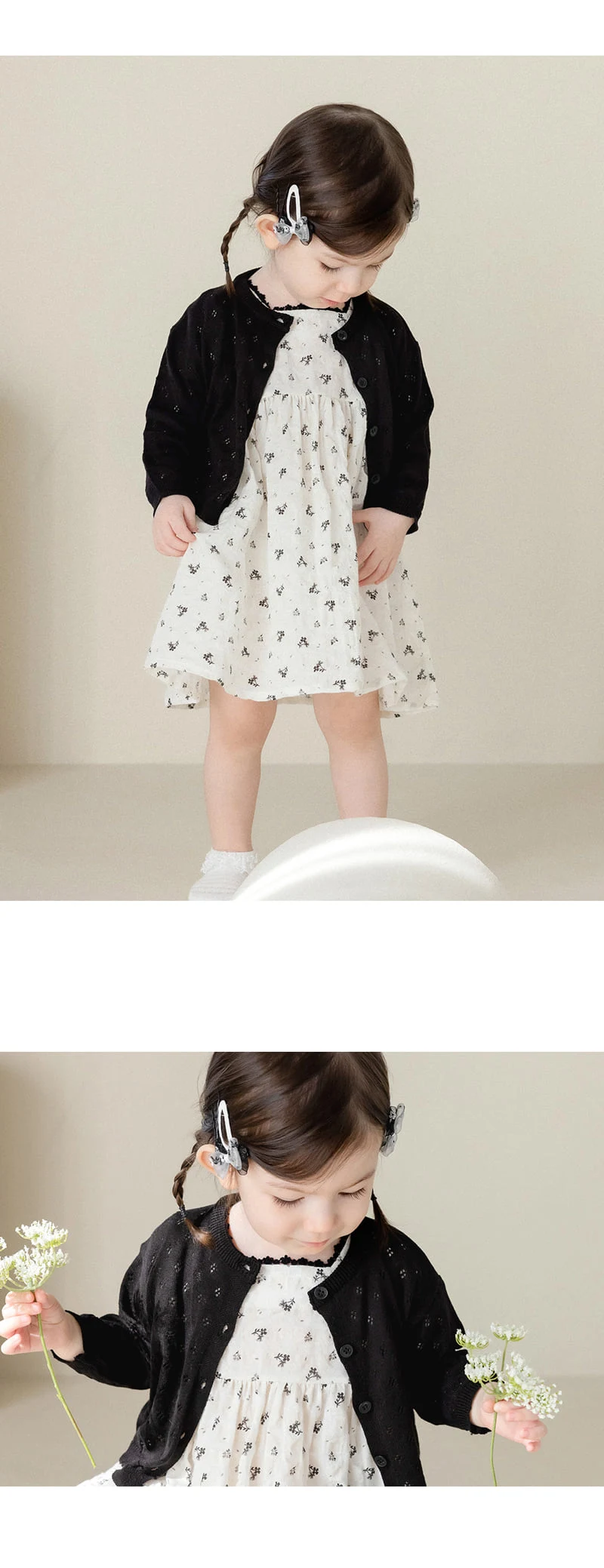 Kids Clara - Korean Baby Fashion - #onlinebabyshop - Nori Knit Baby Cardigan - 2